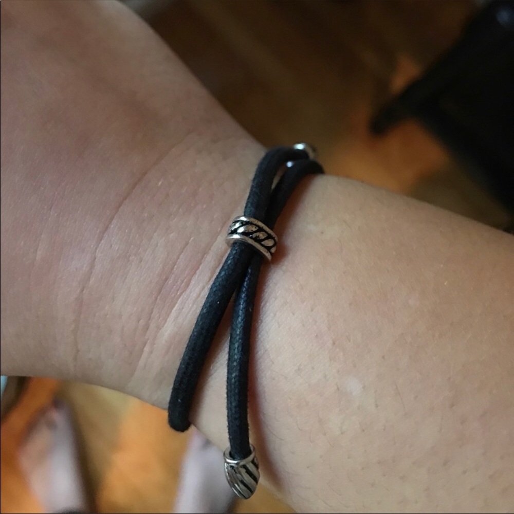 David Yurman Black Rope Bracelet